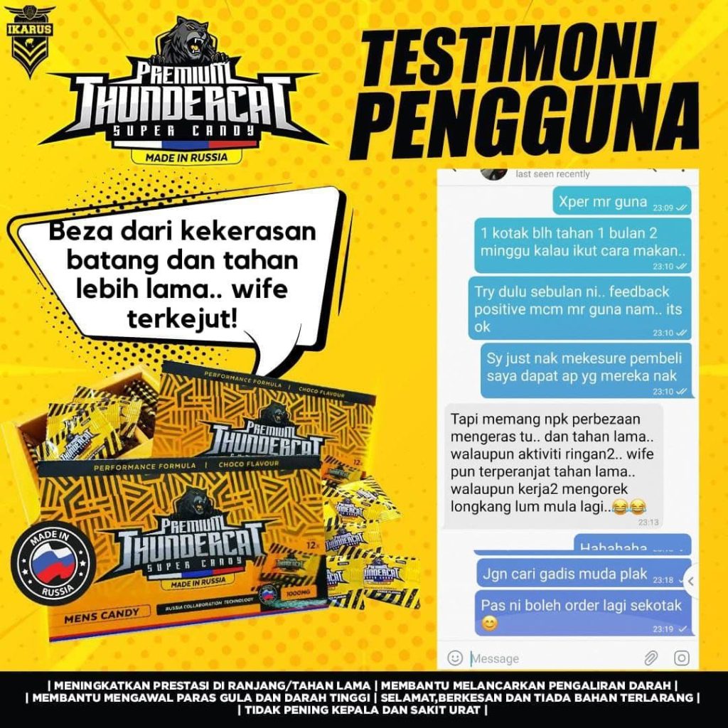 TESTIMONI THUNDER CAT SUPER CANDY