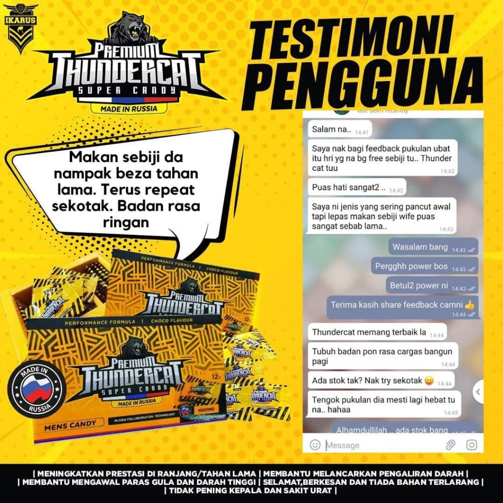 TESTIMONI THUNDER CAT SUPER CANDY