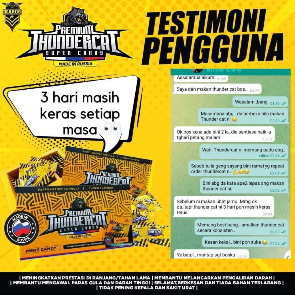 TESTIMONI THUNDER CAT SUPER CANDY