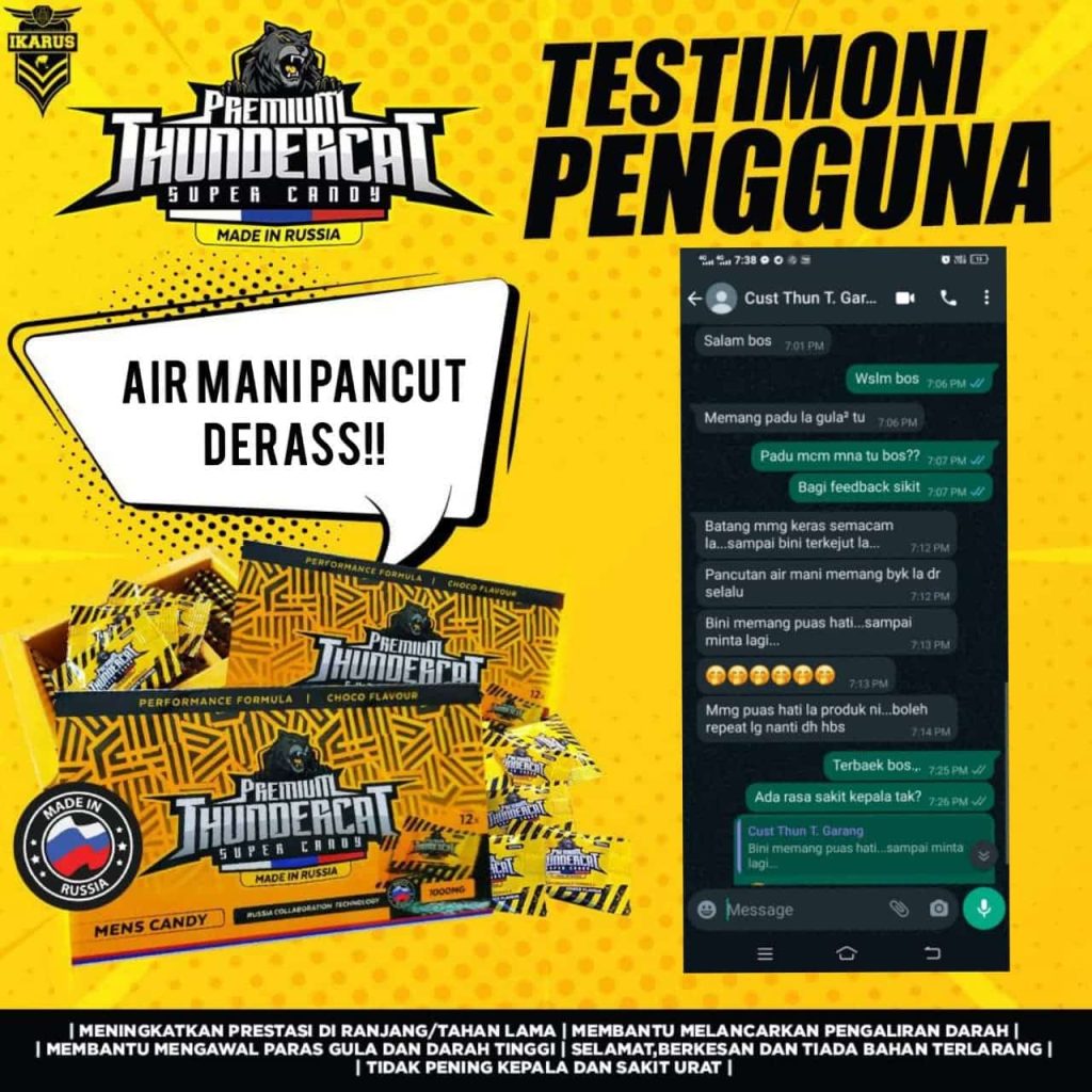 TESTIMONI THUNDER CAT SUPER CANDY