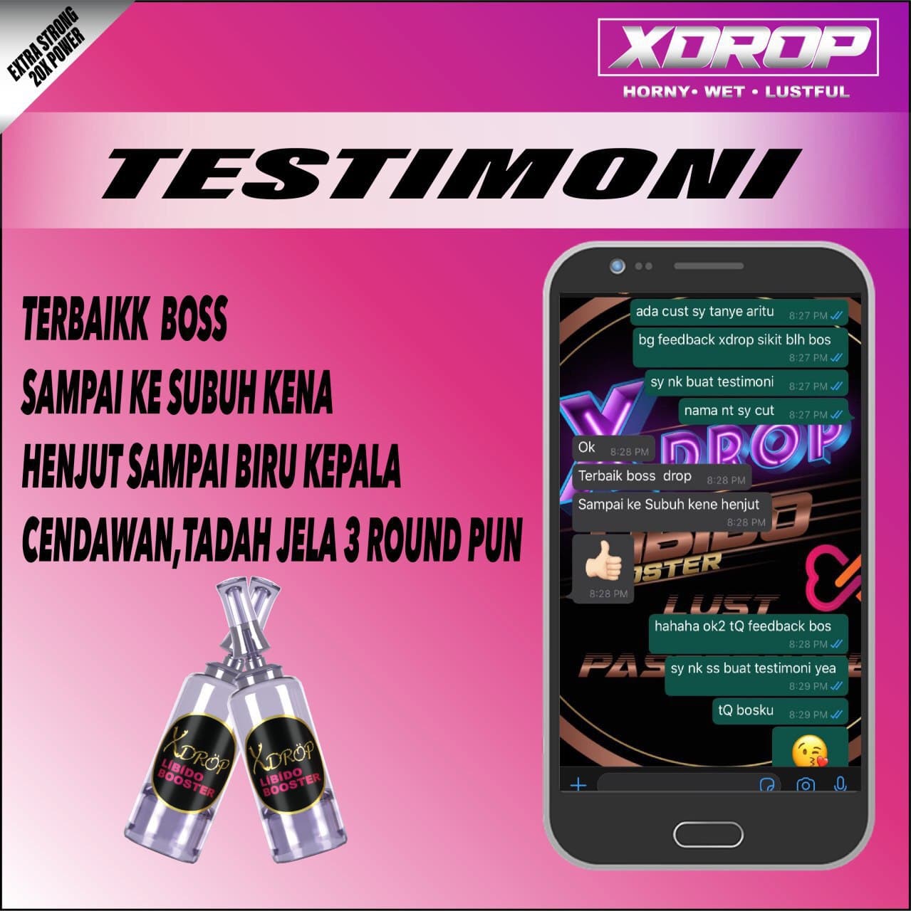 TESTIMONI XDROP LIBIDO BOOSTER