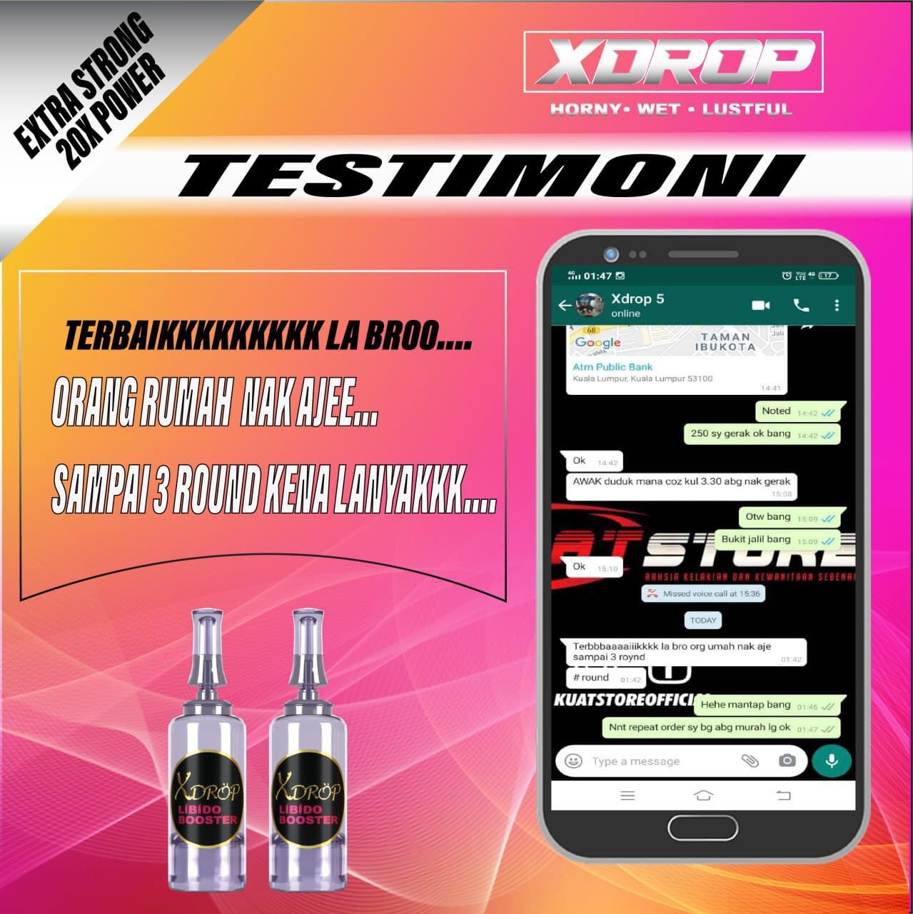 TESTIMONI XDROP LIBIDO BOOSTER