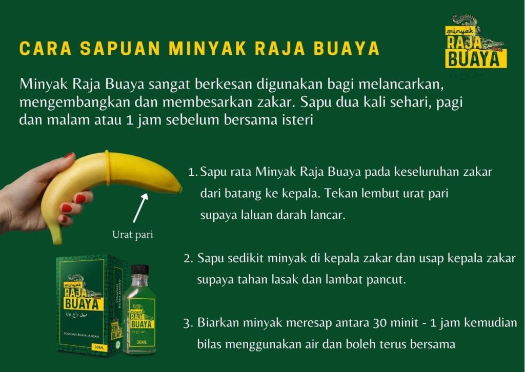 MINYAK RAJA BUAYA 12 MINYAK RAJA BUAYA