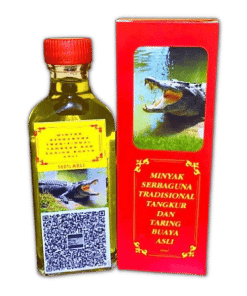minyak tangkur dan taring buaya asli