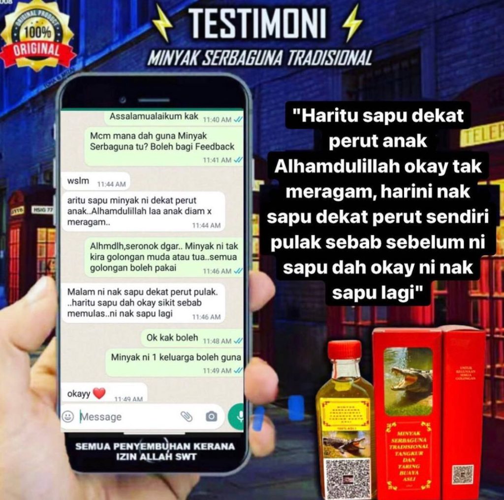 MINYAK TANGKUR BUAYA TARING