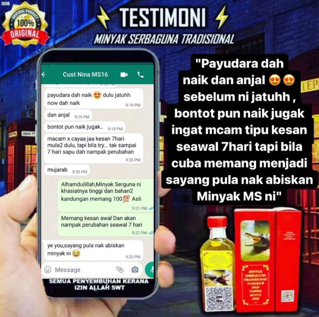 MINYAK TANGKUR BUAYA TARING