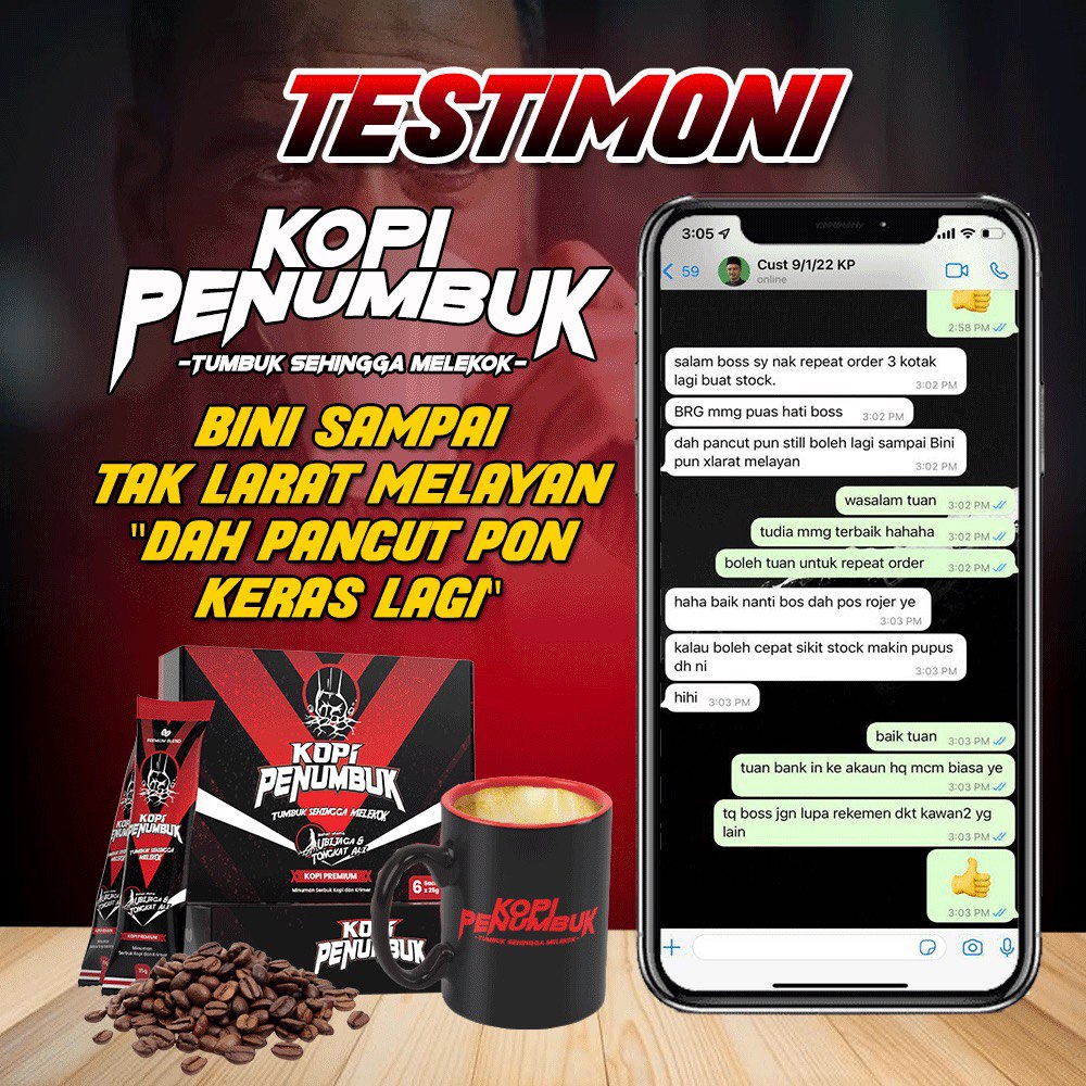 KOPI PENUMBUK 13 TESTIMONI KOPI PENUMBUK