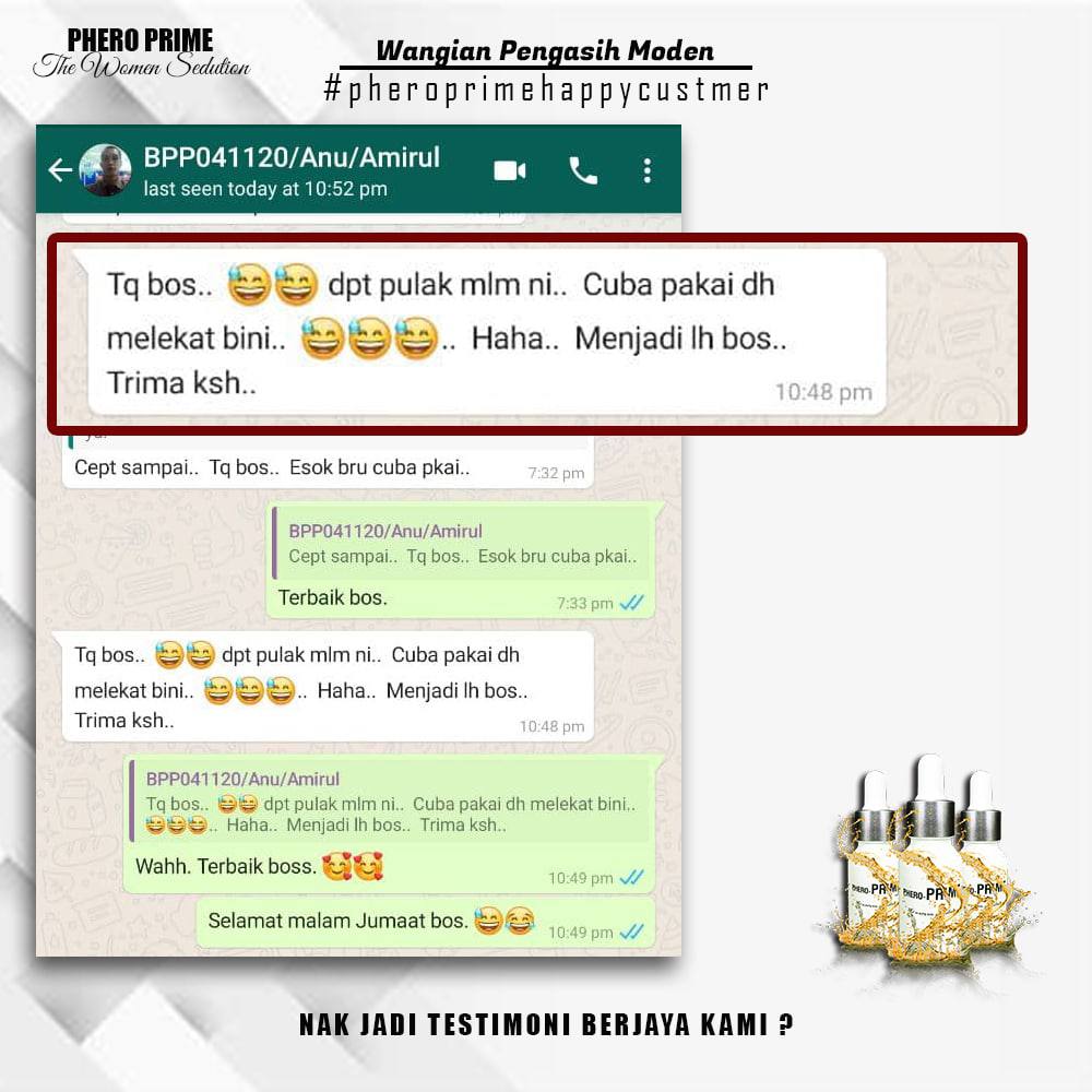 PHERO PRIME 16 TESTIMONI PHERO PRIME