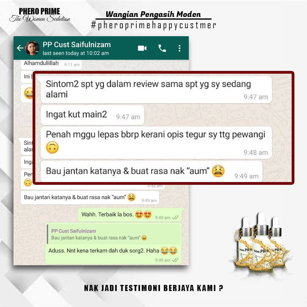 PHERO PRIME 26 TESTIMONI PHERO PRIME