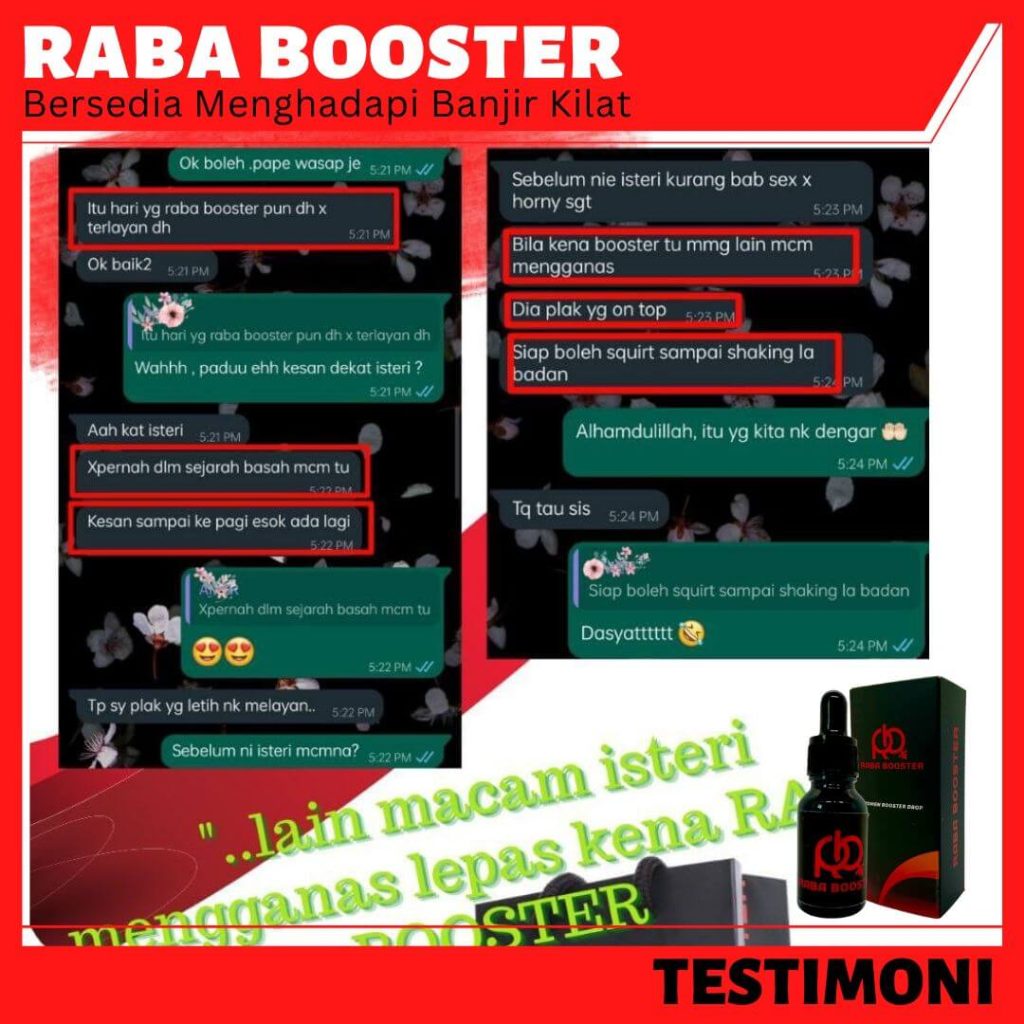 TESTIMONI RABA BOOSTER