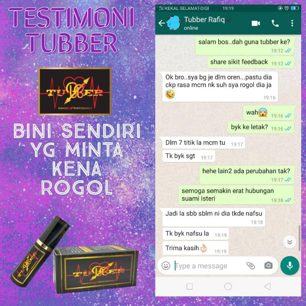 TUBBER DROP 31 CECAIR PERANGSANG WANITA