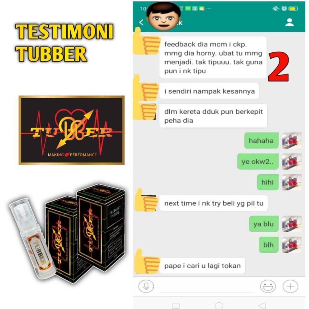 TUBBER DROP 23 CECAIR PERANGSANG WANITA