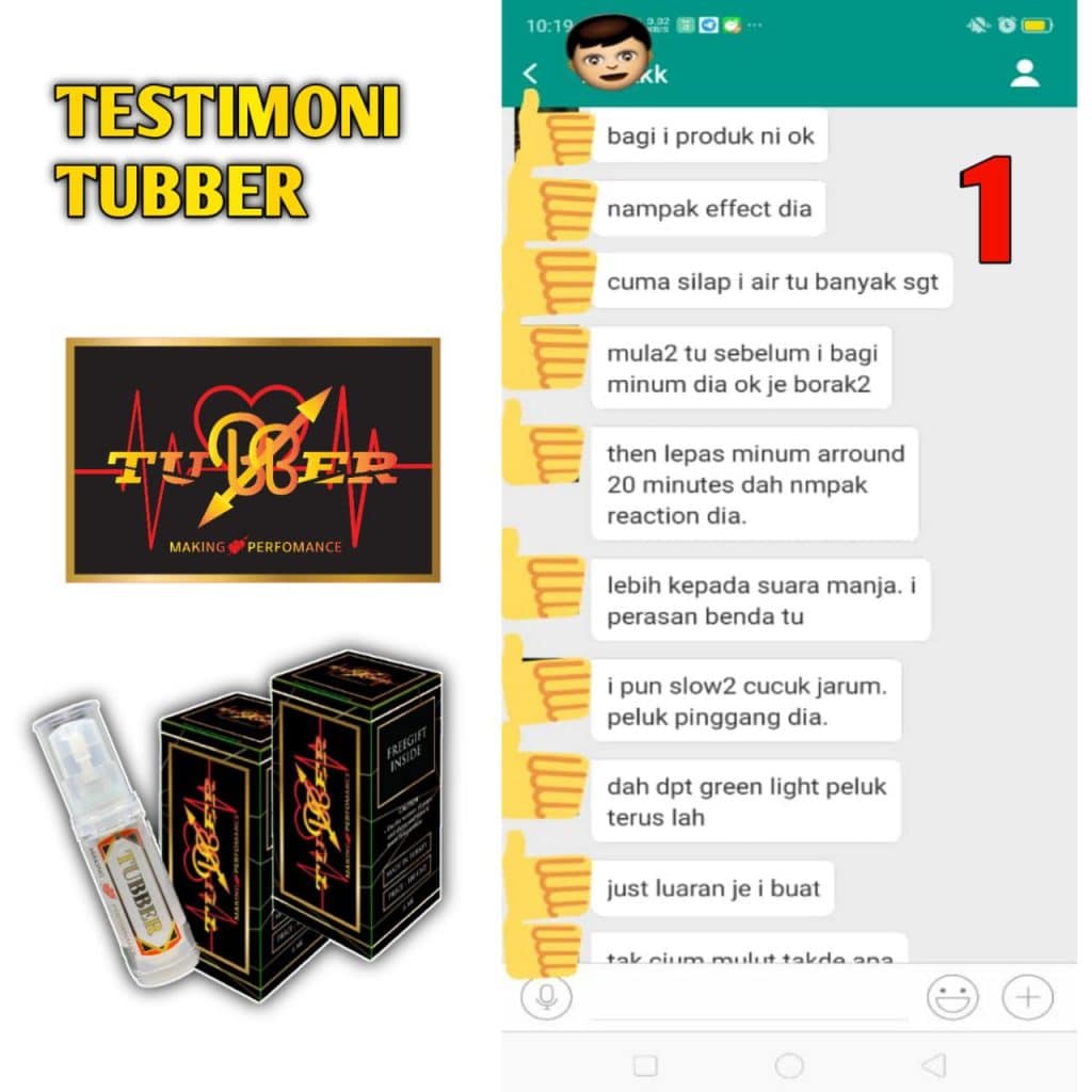 TUBBER DROP 24 CECAIR PERANGSANG WANITA