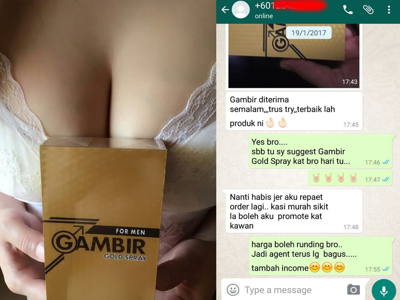 GAMBIR GOLD SPRAY