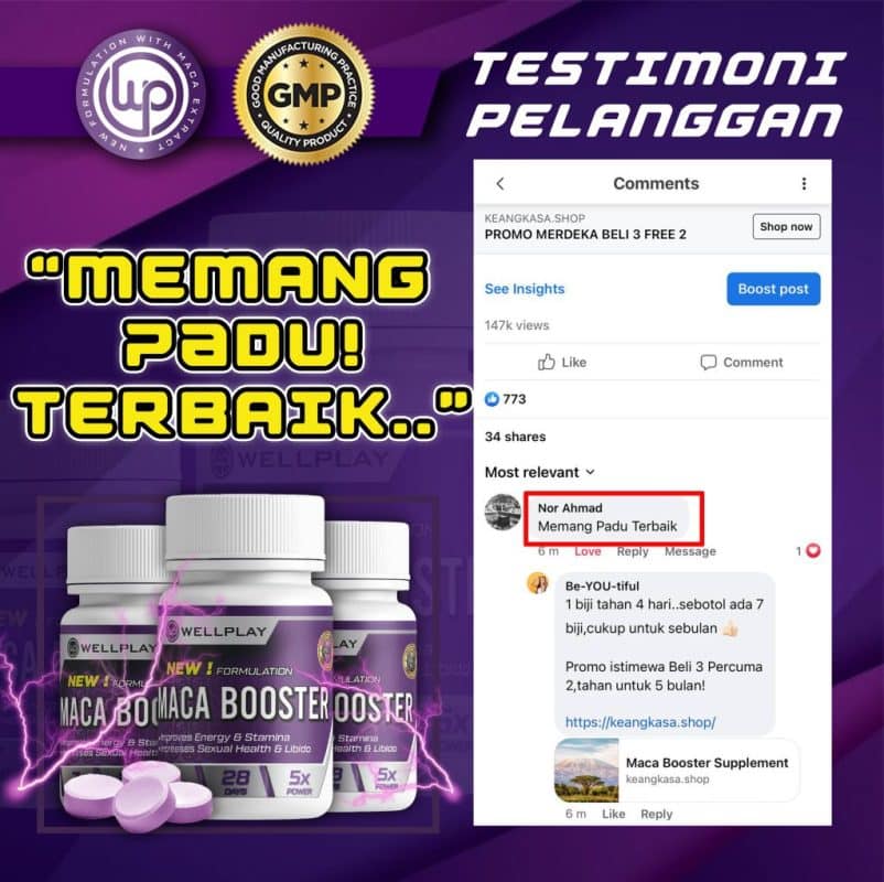 TESTIMONI MACA BOOSTER