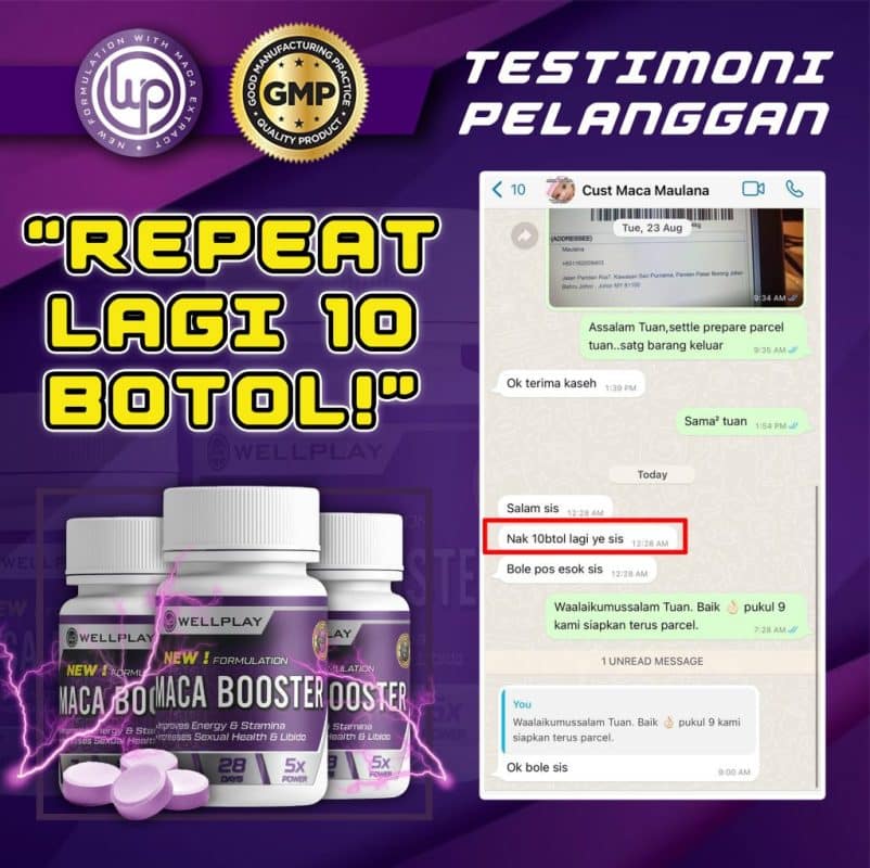 TESTIMONI MACA BOOSTER