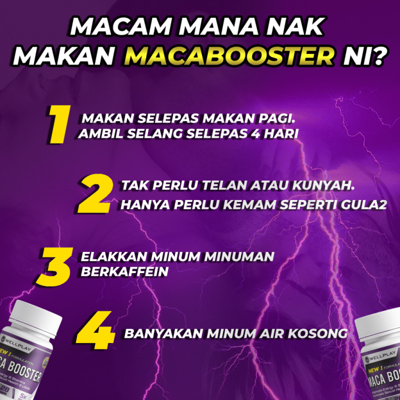 CARA GUNA MACA BOOSTER