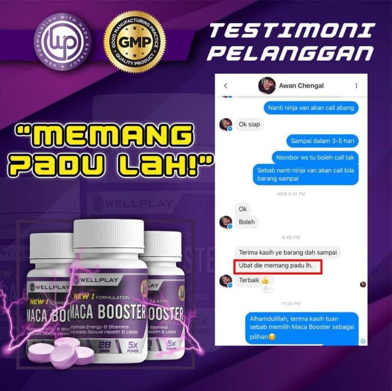 TESTIMONI MACA BOOSTER