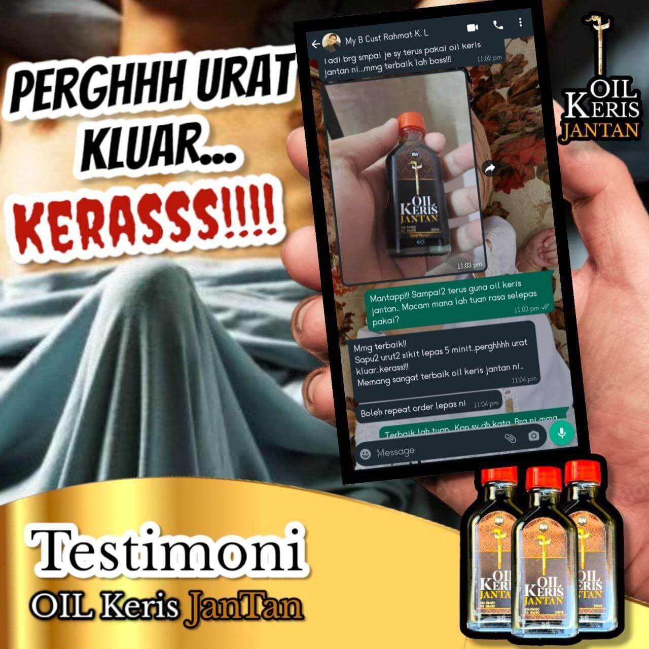 TESTIMONI OIL KERIS JANTAN