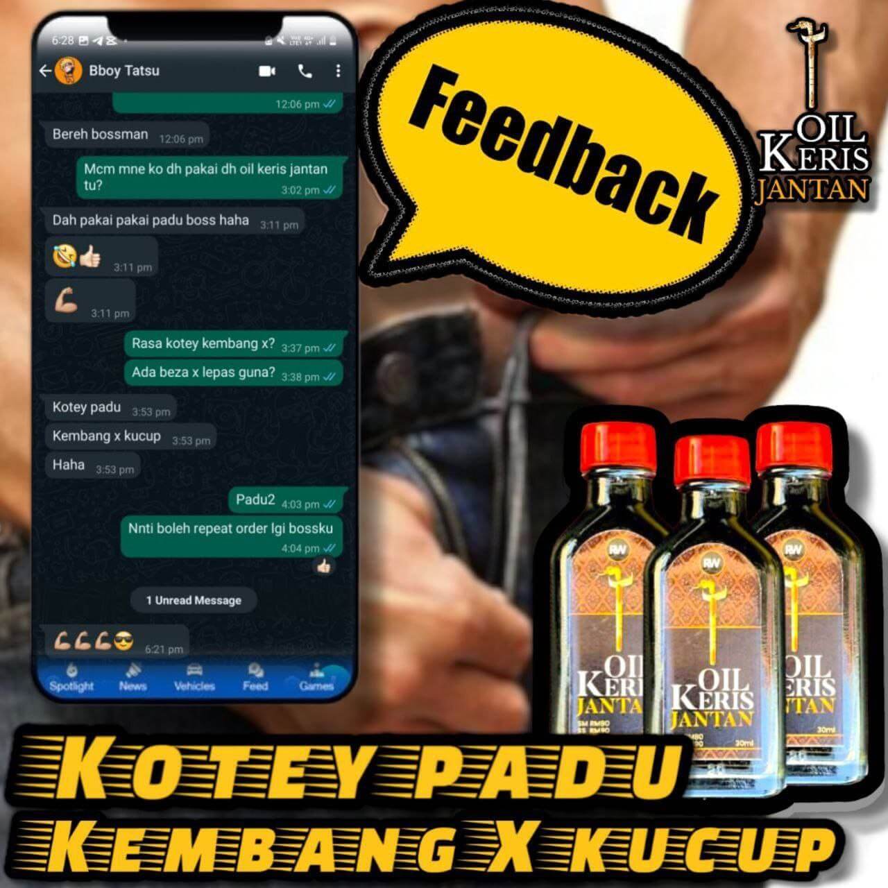 TESTIMONI OIL KERIS JANTAN