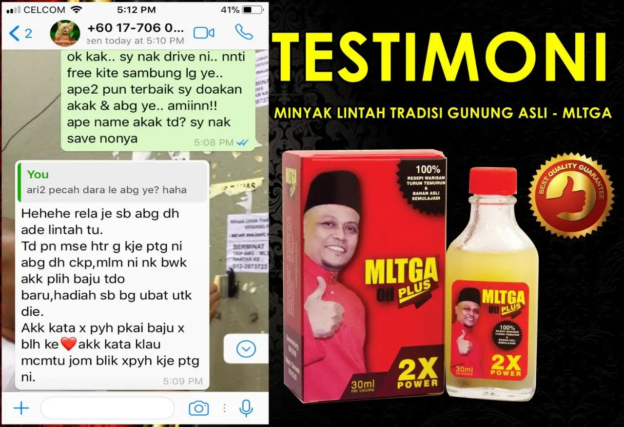 MINYAK LINTAH TRADISI GUNUNG ASLI