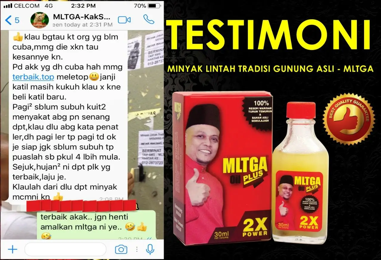 MINYAK LINTAH TRADISI GUNUNG ASLI