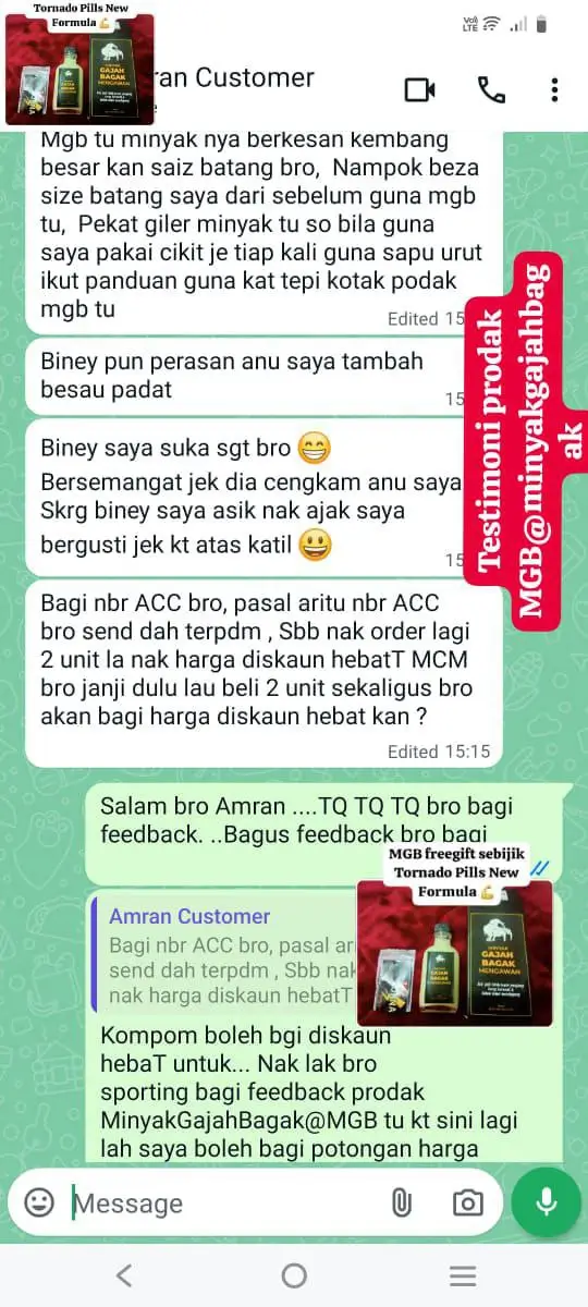 MINYAK GAJAH BAGAK MENGAWAN