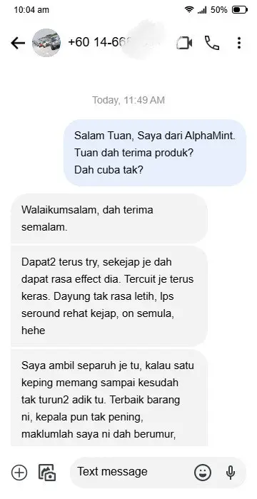 TESTIMONI ALPHAMINT